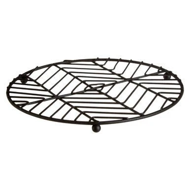 Vertex Black Powder Coat Round Trivet - Image 5