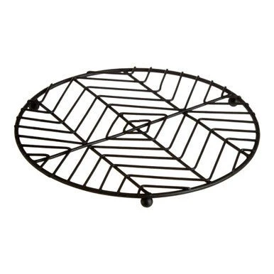 Vertex Black Powder Coat Round Trivet - Image 7