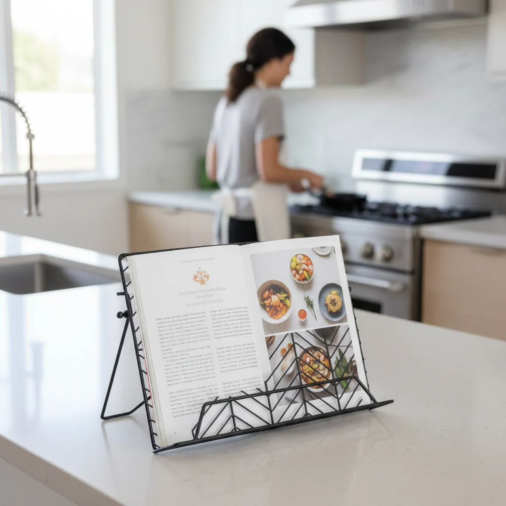 Vertex Black Powder Coated Cook Book Stand - Image 2