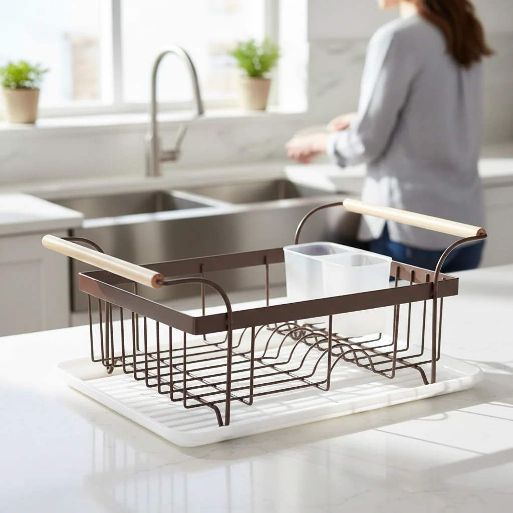 Vertex Bronze Powder Coated Dish Drainer - Image 2