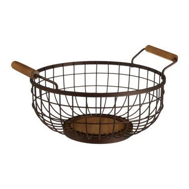 Vertex Bronze Powder Coated Fruit Basket - Image 5
