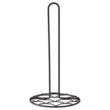 Vertex Deco Matt Black Kitchen Roll Holder - Image 6