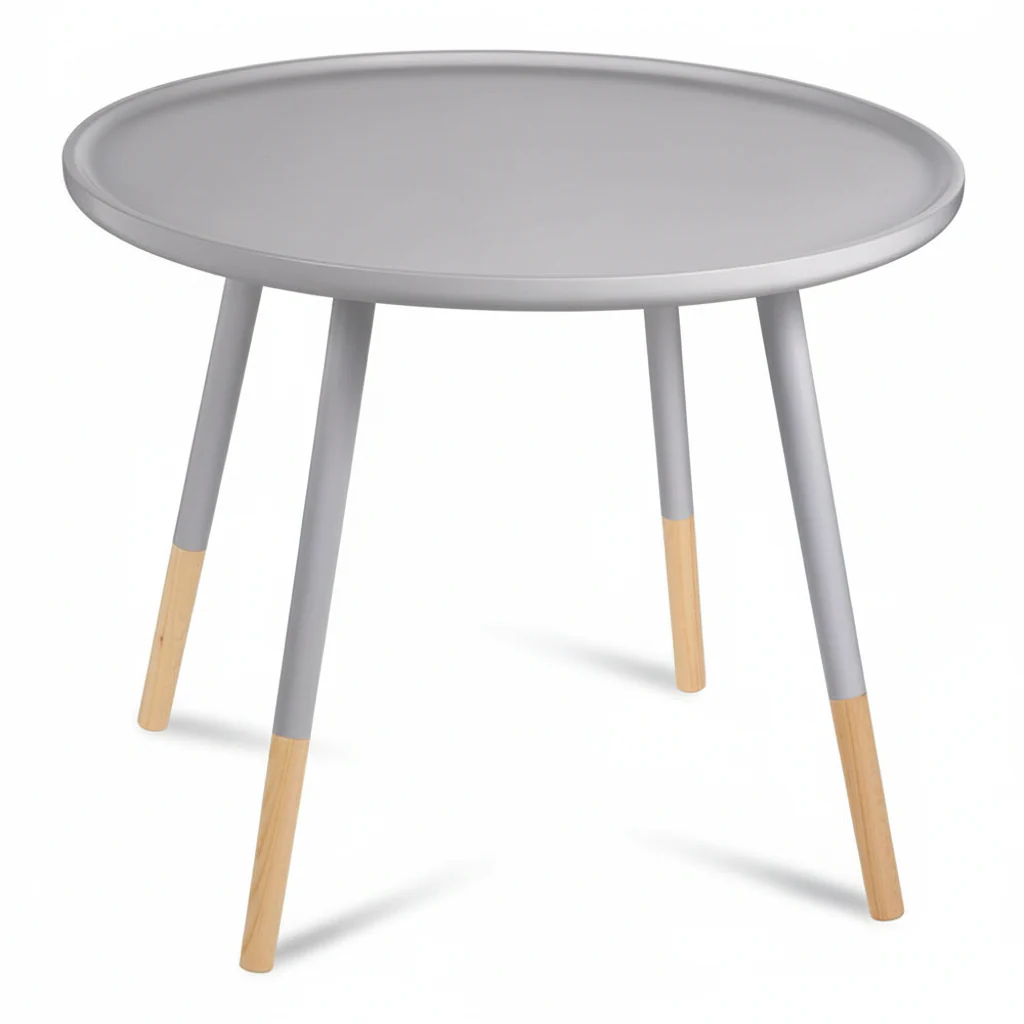 Viborg Grey Large Round Side Table