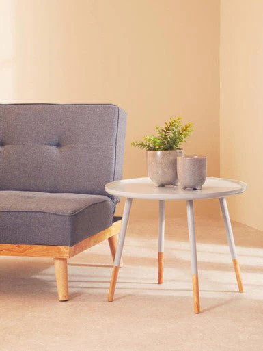 Viborg Grey Large Round Side Table - Image 6