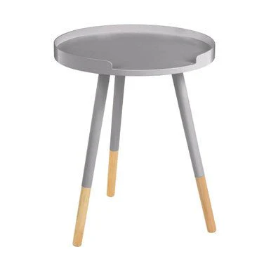 Viborg Grey Small Round Side Table - Image 5
