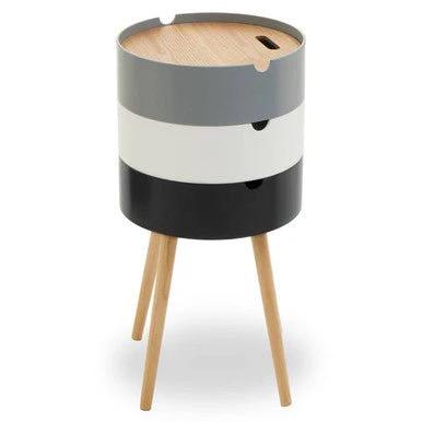 Viborg Three Tier Storage Side Table - Image 6
