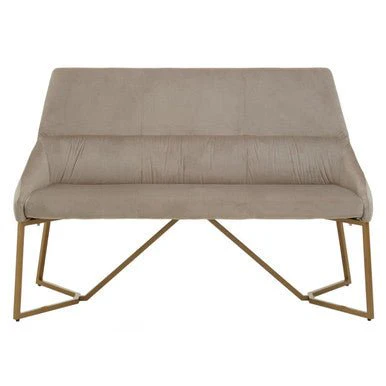 Vieste Mink Velvet Bench - Image 4