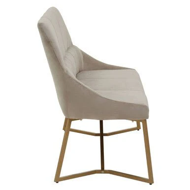 Vieste Mink Velvet Bench - Image 7