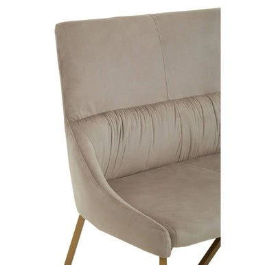 Vieste Mink Velvet Bench - Image 9