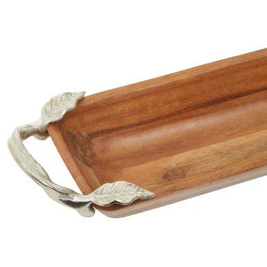Vine Acacia Wood Small Rectangular Serving Dish - Image 11
