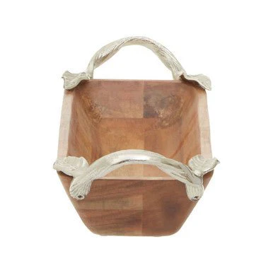 Vine Acacia Wood Small Rectangular Serving Dish - Image 6