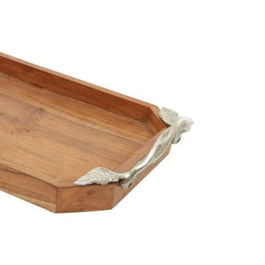 Vine Acacia Wood Small Rectangular Tray - Image 12
