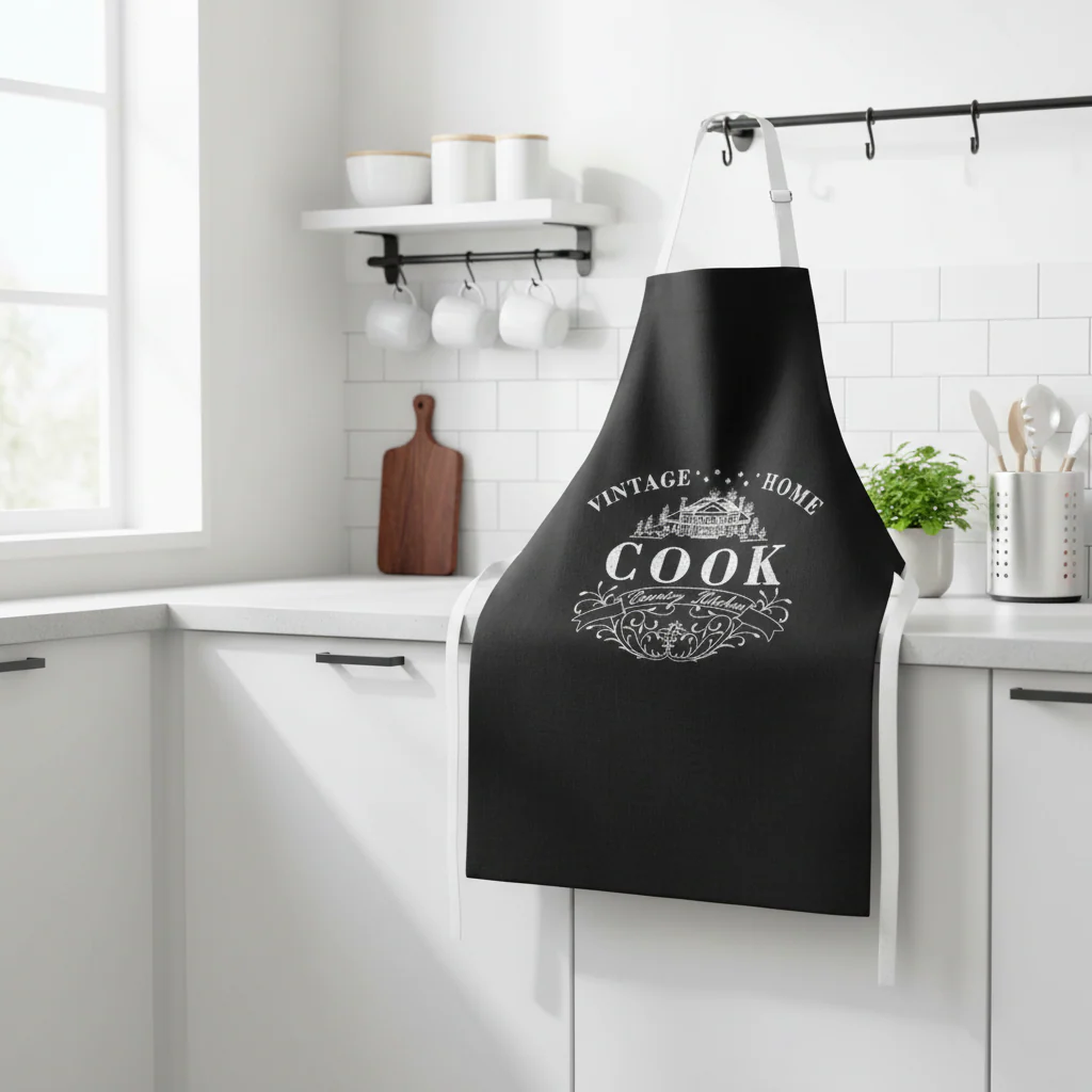 Vintage Home Black Apron - Image 4