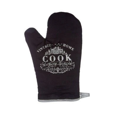Vintage Home Black Single Oven Glove - Image 8