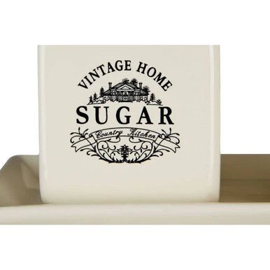 Vintage Home Square Cream Sugar And Milk Set - Image 7