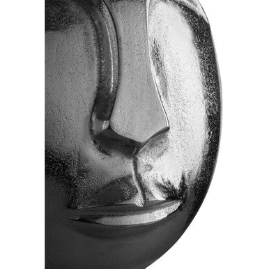 Viso Large Silver Finish Round Vase - Image 11