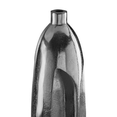 Viso Small Silver Finish Tall Vase - Image 9