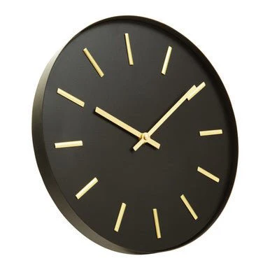 Vitus Black And Gold Wall Clock - Image 5
