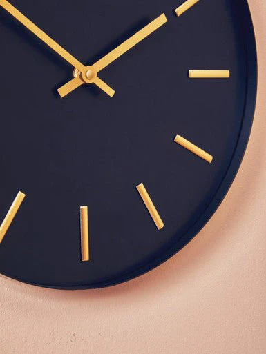 Vitus Black And Gold Wall Clock - Image 7