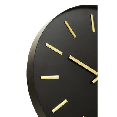 Vitus Black And Gold Wall Clock - Image 8