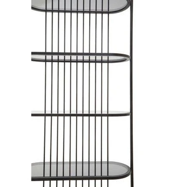 Vogue Five Tier Black Shelf Unit - Image 14