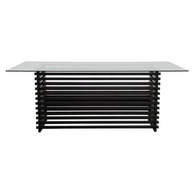 Vogue Matte Black Dining Table - Image 5