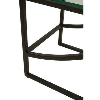 Vogue Right Half Moon Black Shelf Unit - Image 10