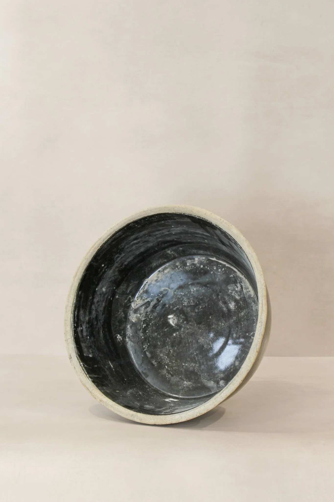 Wabi Sabi Antique Dark Glazed Terracotta Bowl - ODB 02 - Image 2