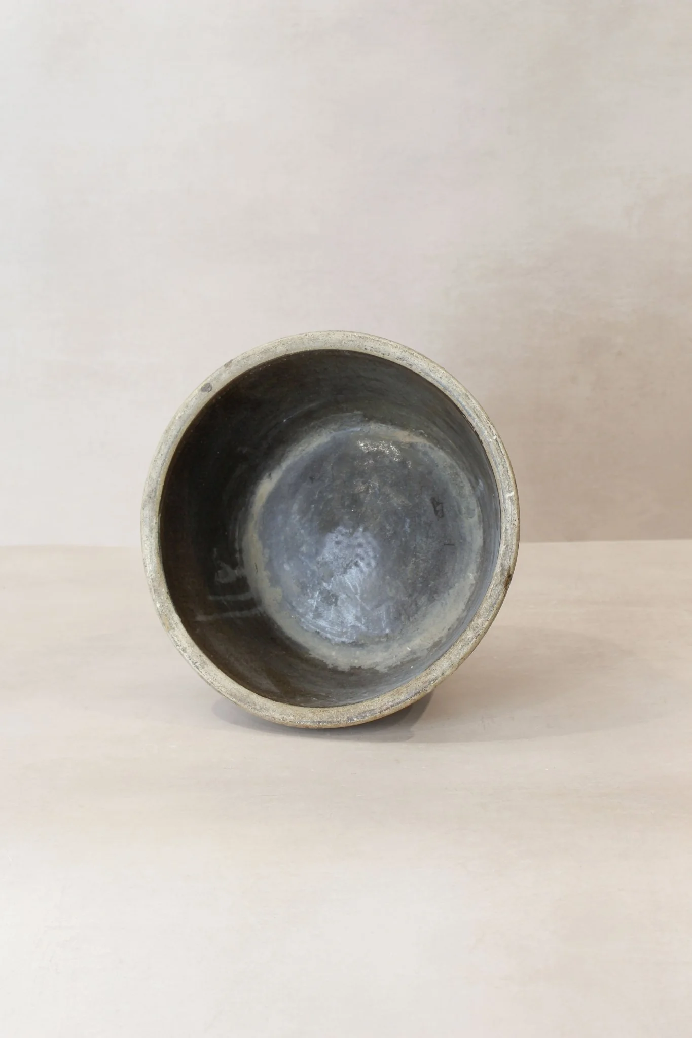 Wabi Sabi Antique Dark Glazed Terracotta Bowl Small- LBB 01 - Image 2