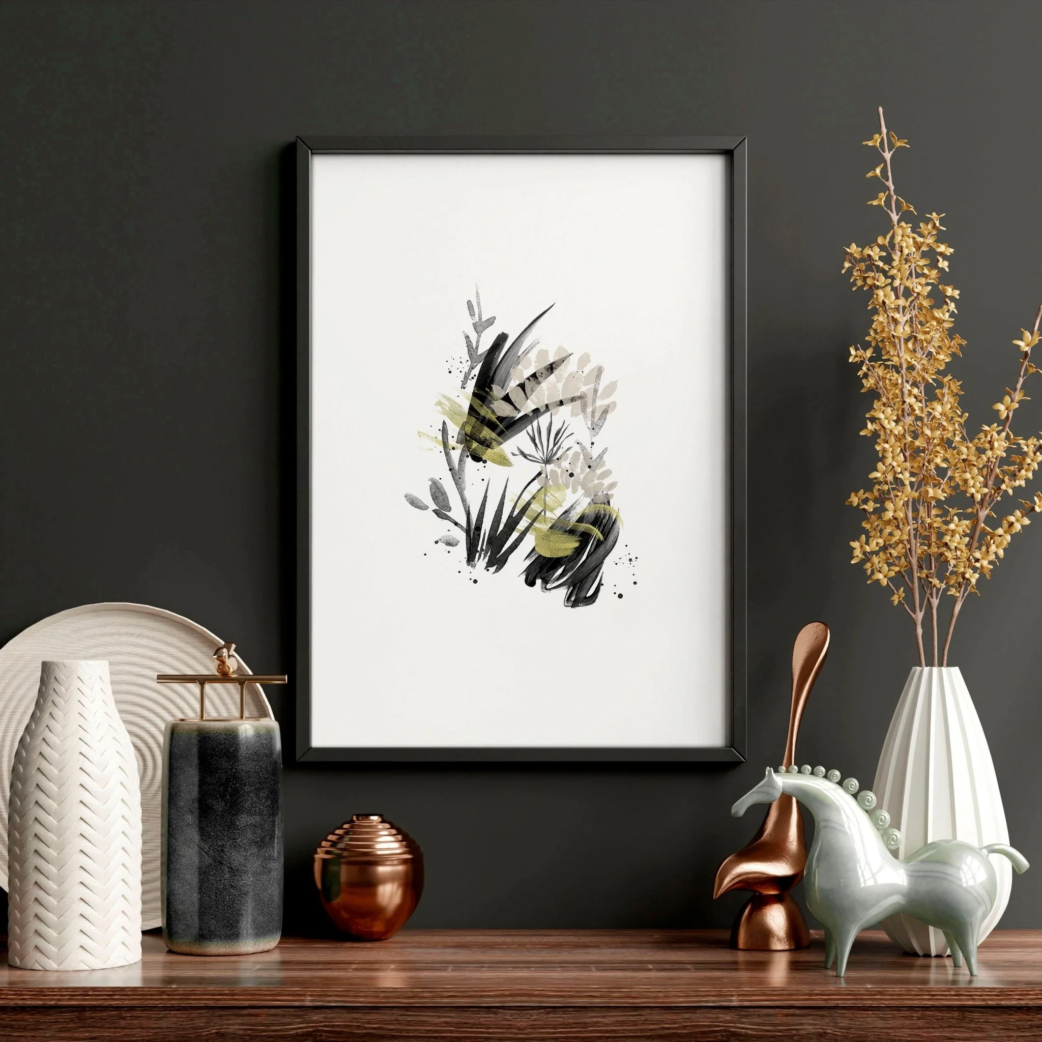 Wabi Sabi wall art | set of 3 framed wall art prints - Image 3
