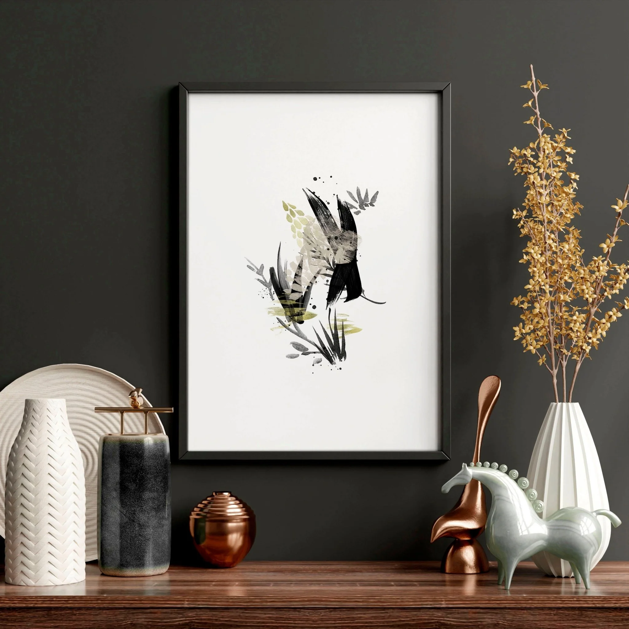 Wabi Sabi wall art | set of 3 framed wall art prints - Image 4