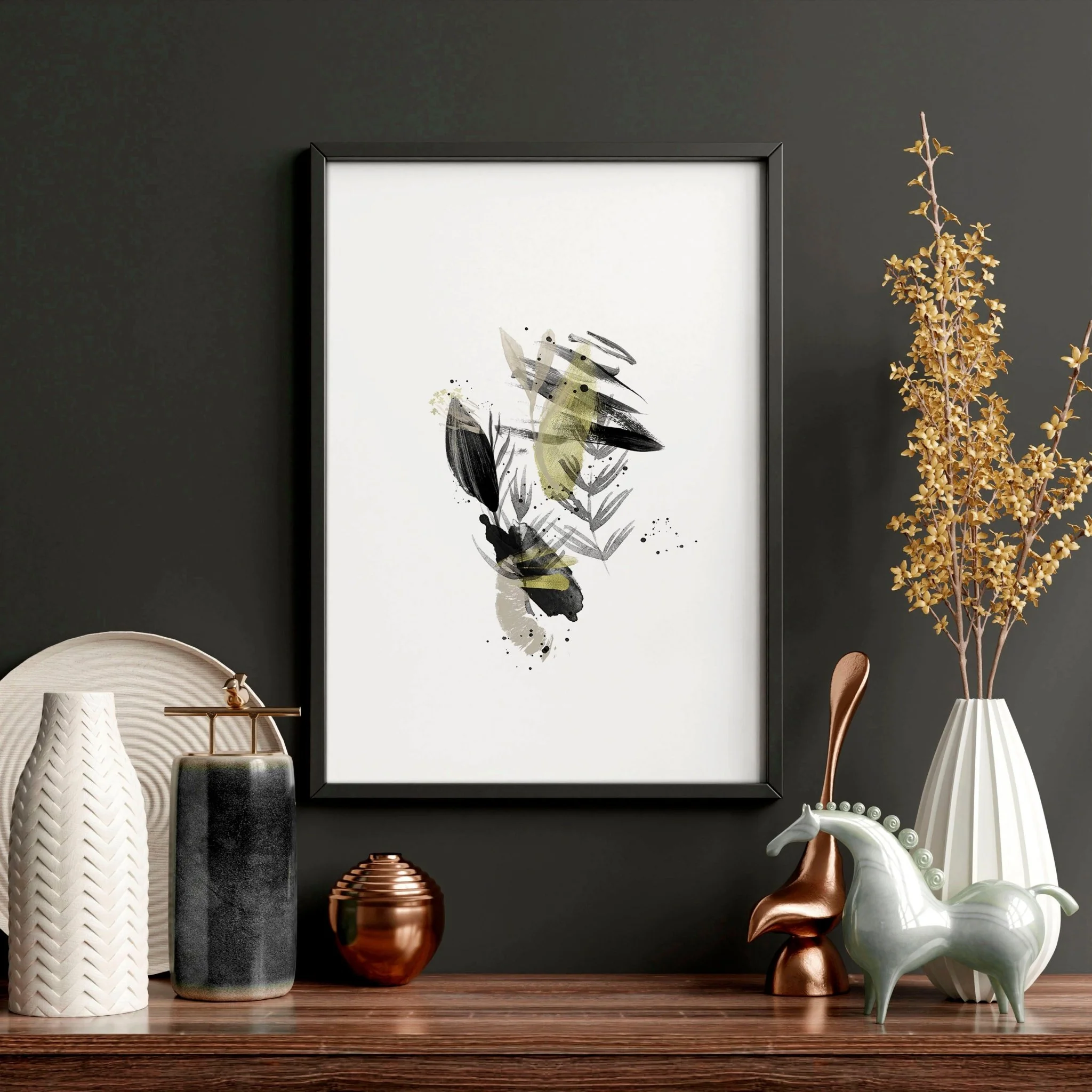 Wabi Sabi wall art | set of 3 framed wall art prints - Image 5
