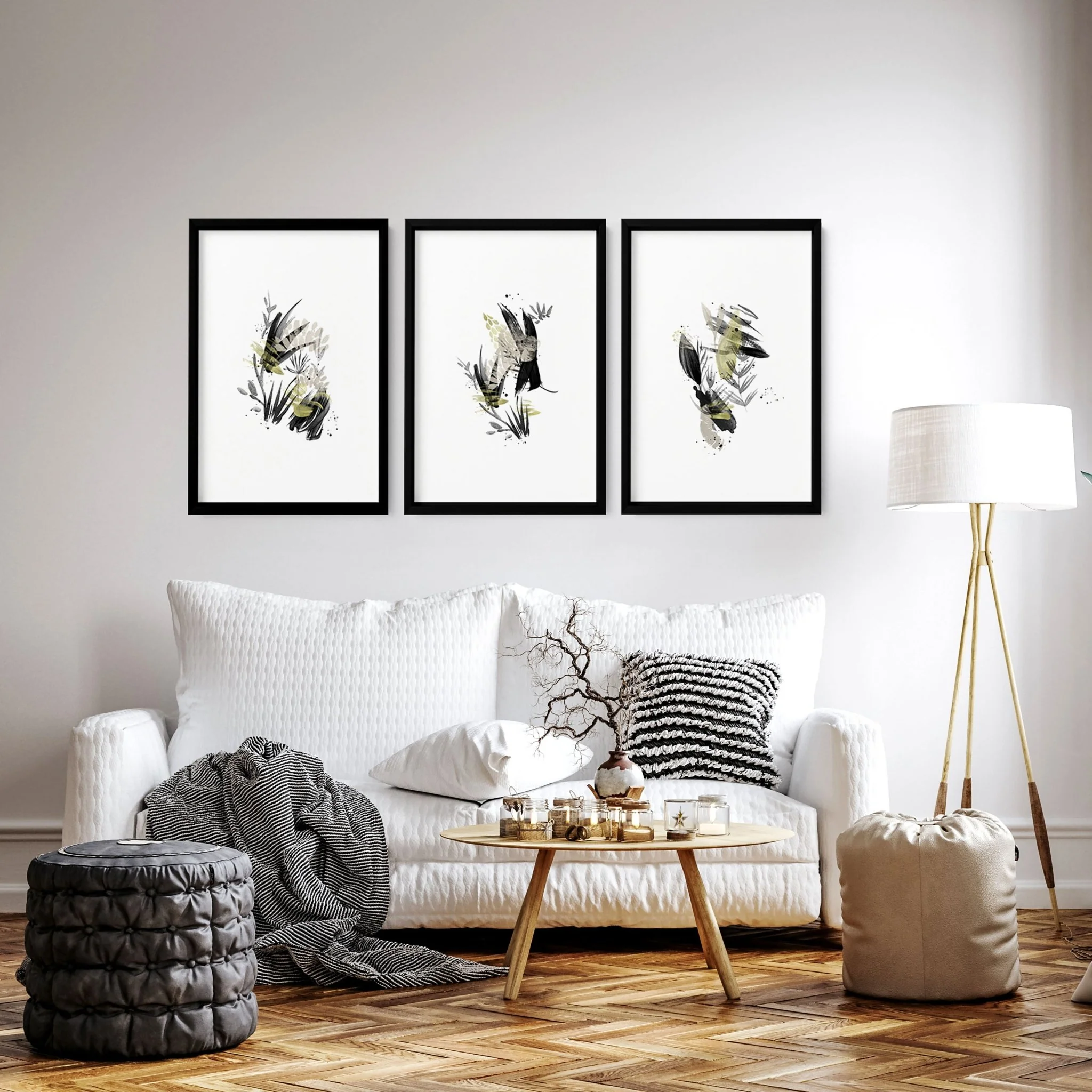 Wabi Sabi wall art | set of 3 framed wall art prints - Image 7