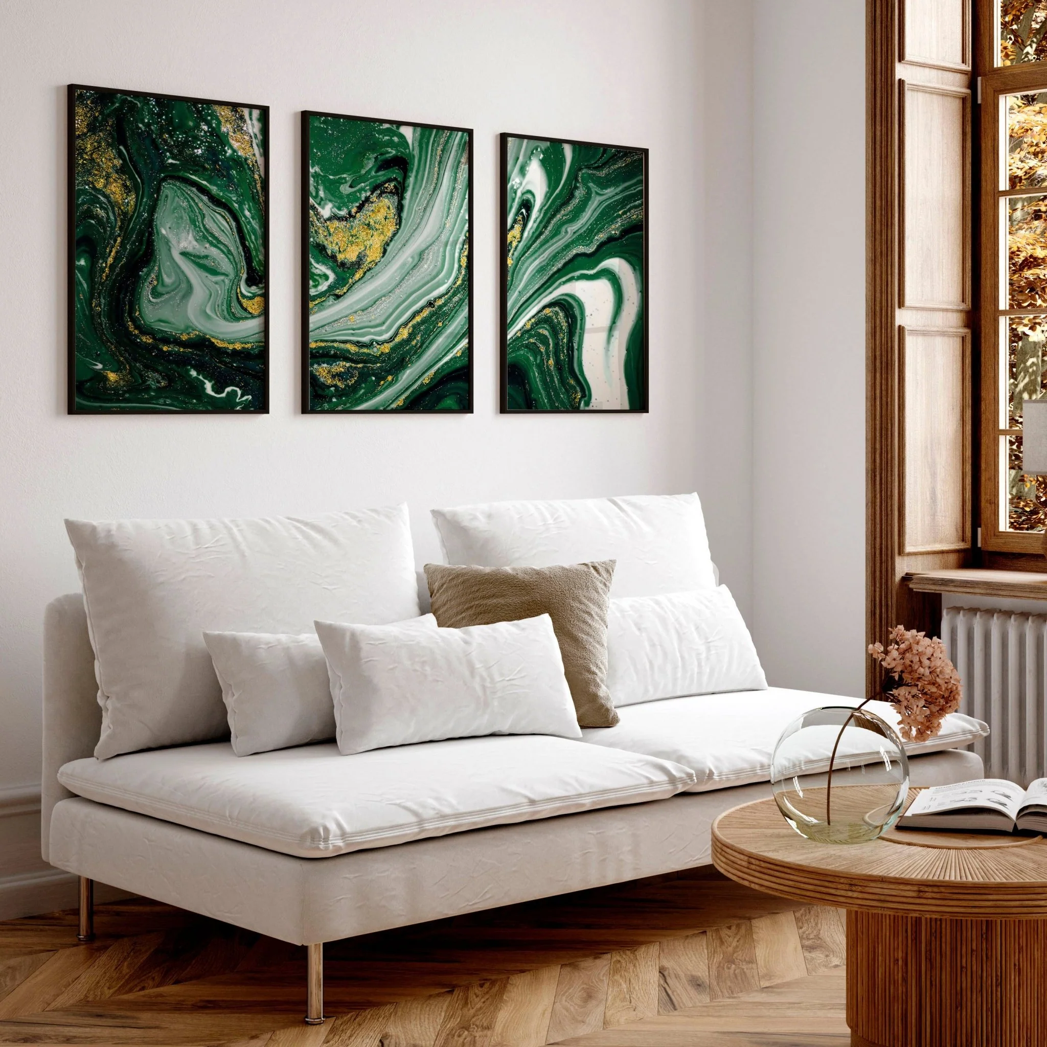 Wall abstract art | set of 3 Marble wall art prints - Image 6