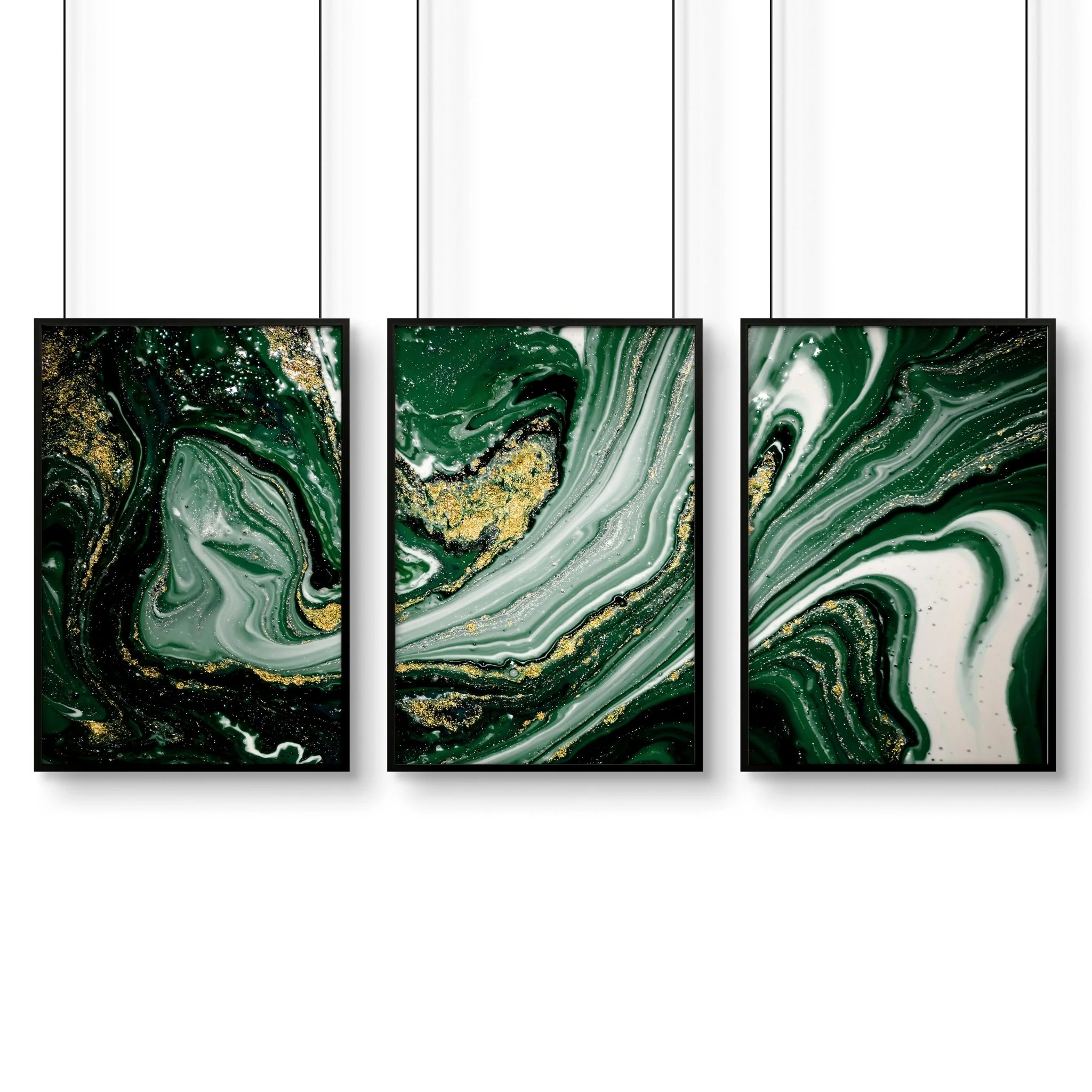Wall abstract art | set of 3 Marble wall art prints - Image 8