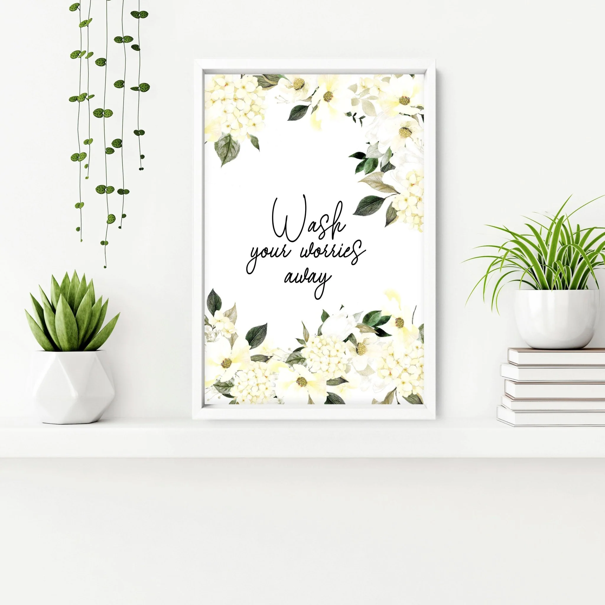 Wall art bathroom | set of 3 framed bathroom prints - Image 5