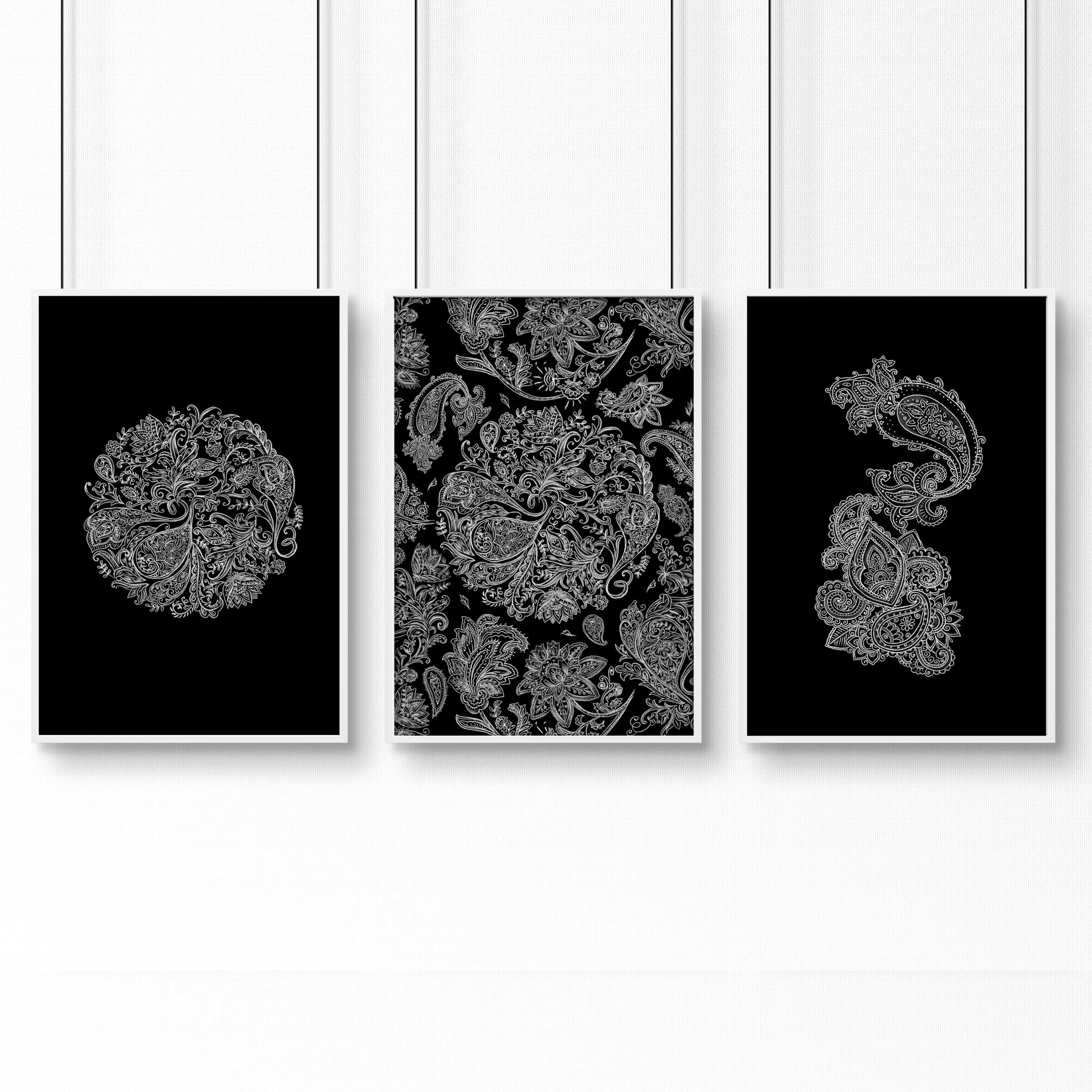Wall art bohemian | set of 3 framed wall art prints - Image 8