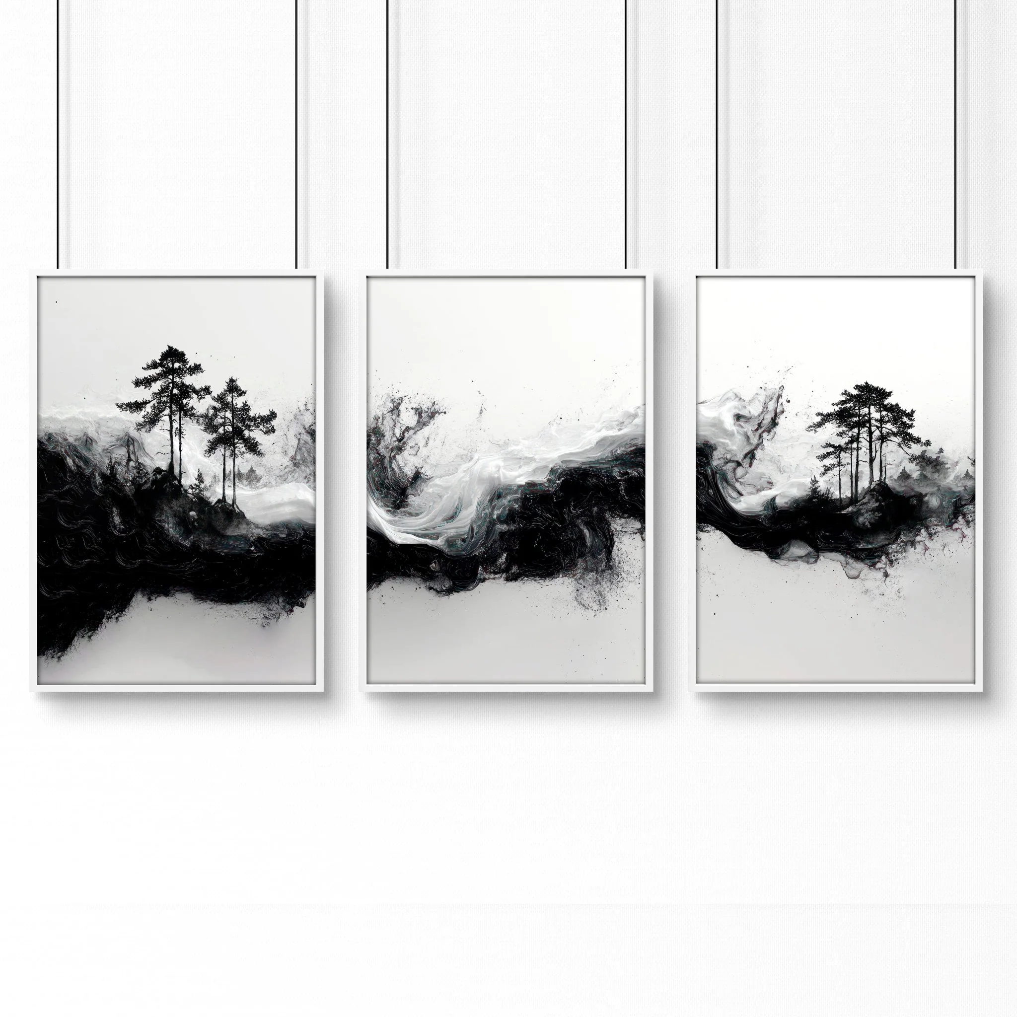 Wall Art Canvas Prints | Set of 3 Asian Inspired Wall art Prints - Image 12