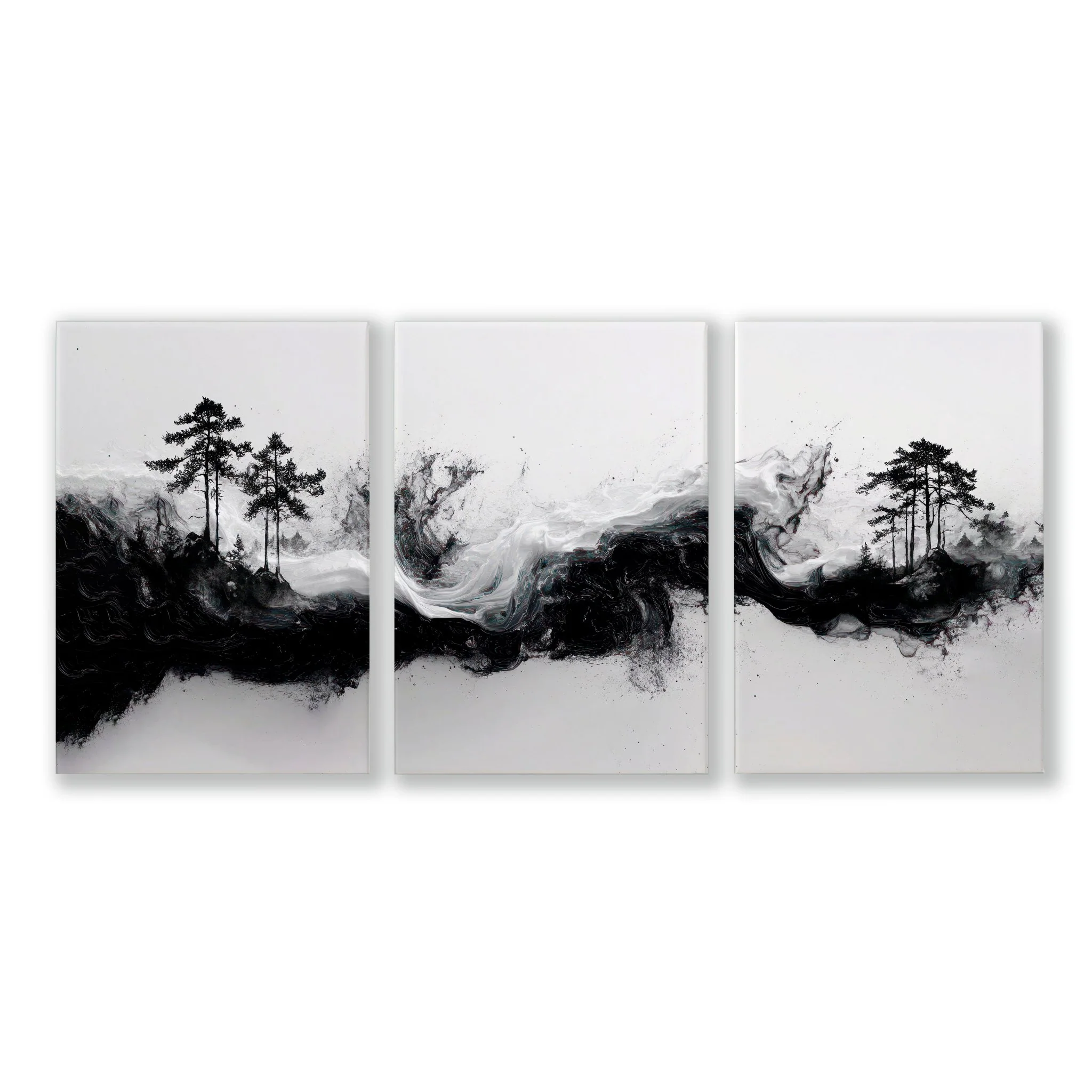 Wall Art Canvas Prints | Set of 3 Asian Inspired Wall art Prints - Image 13