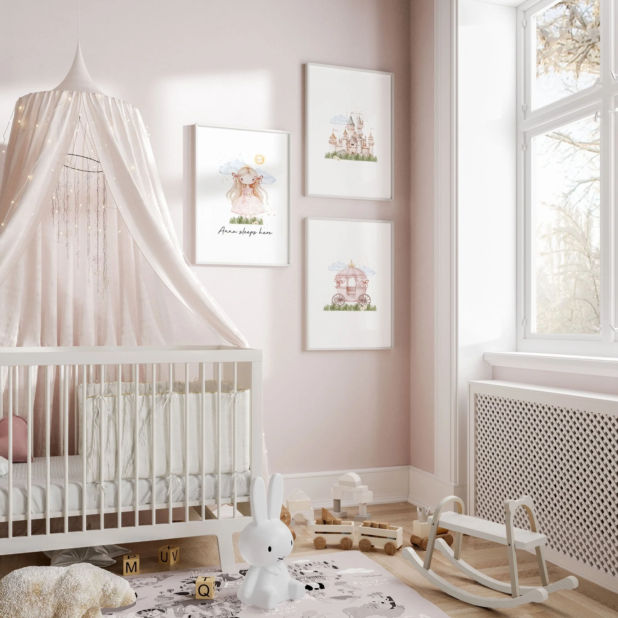 Wall Art Childrens Room | Set of 3 wall art prints - Image 2