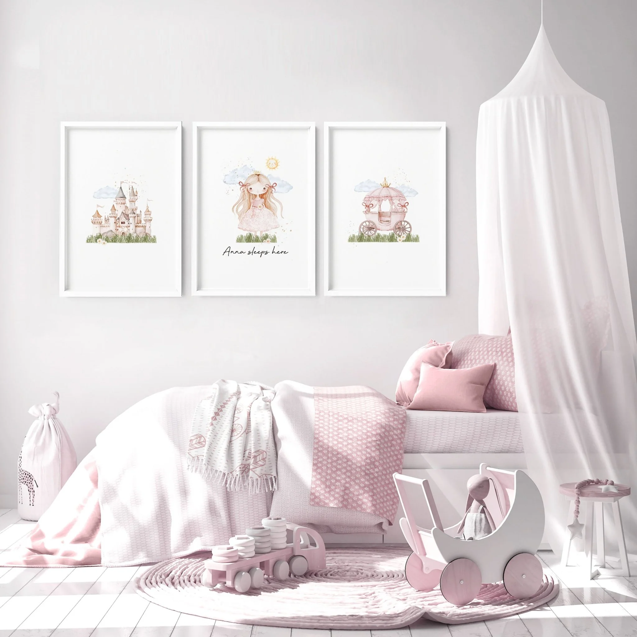 Wall Art Childrens Room | Set of 3 wall art prints - Image 6