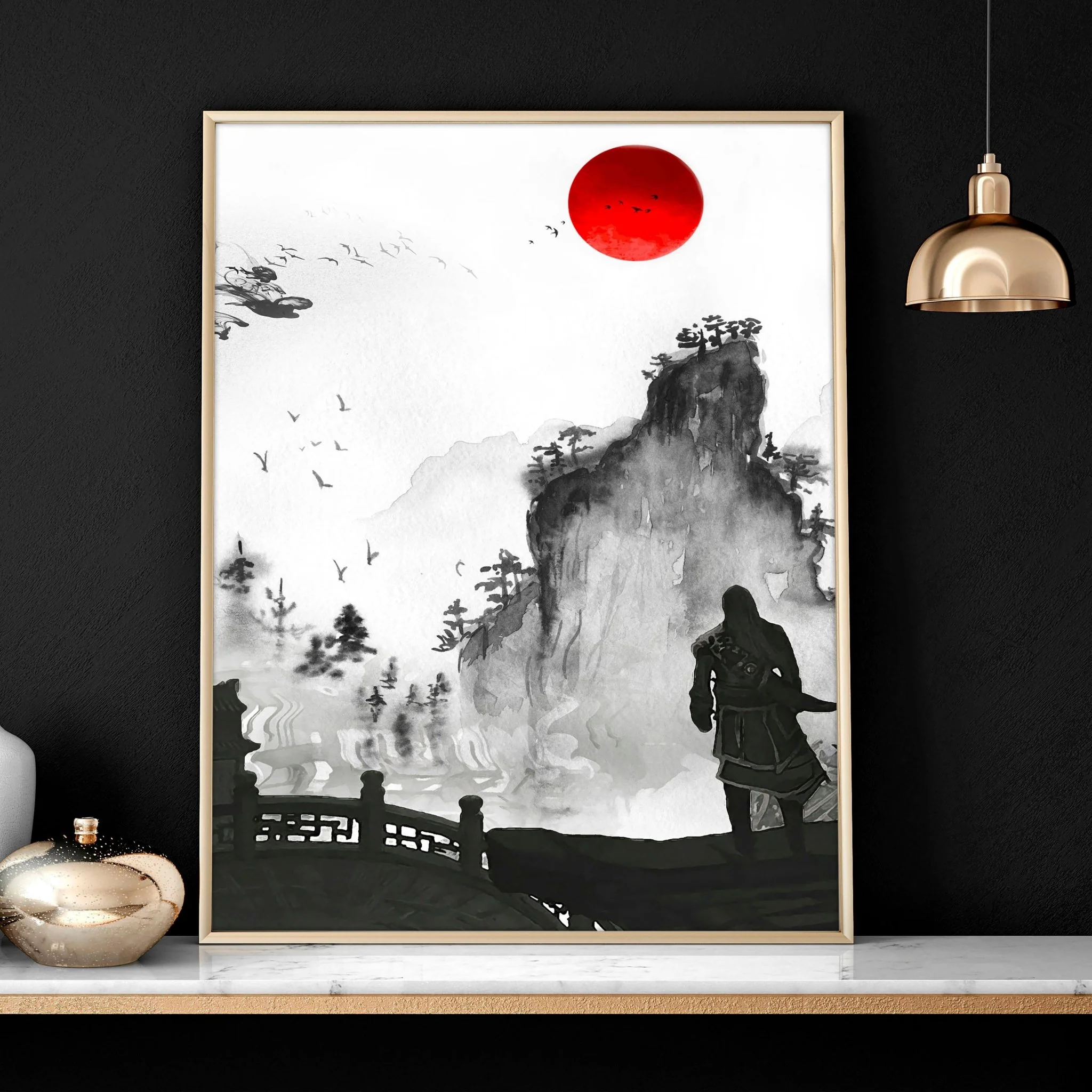 Wall art dragon | set of 3 wall art prints - Image 4