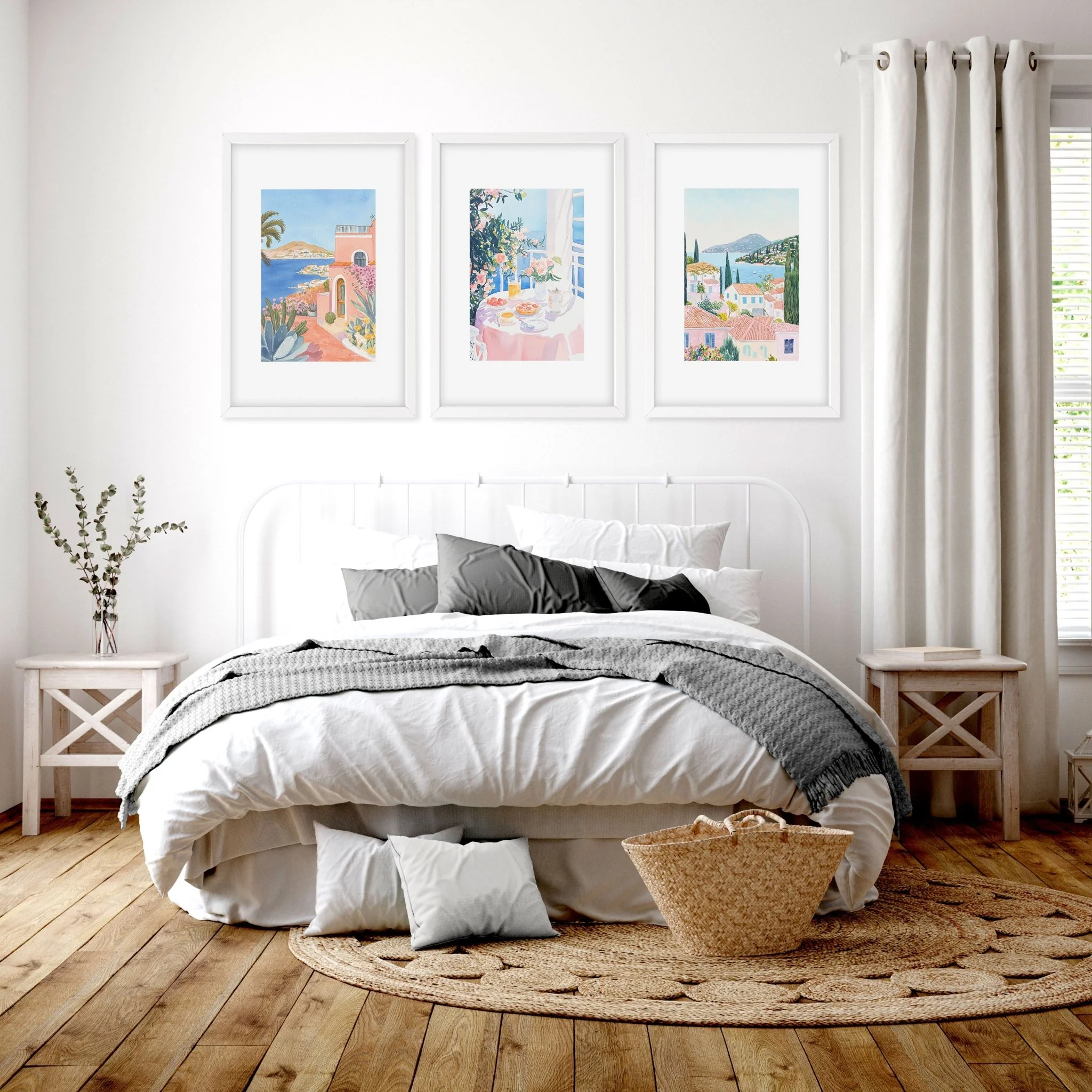 Wall Art Extra Large | Set of 3 Beach Decor Wall art Prints - Image 2