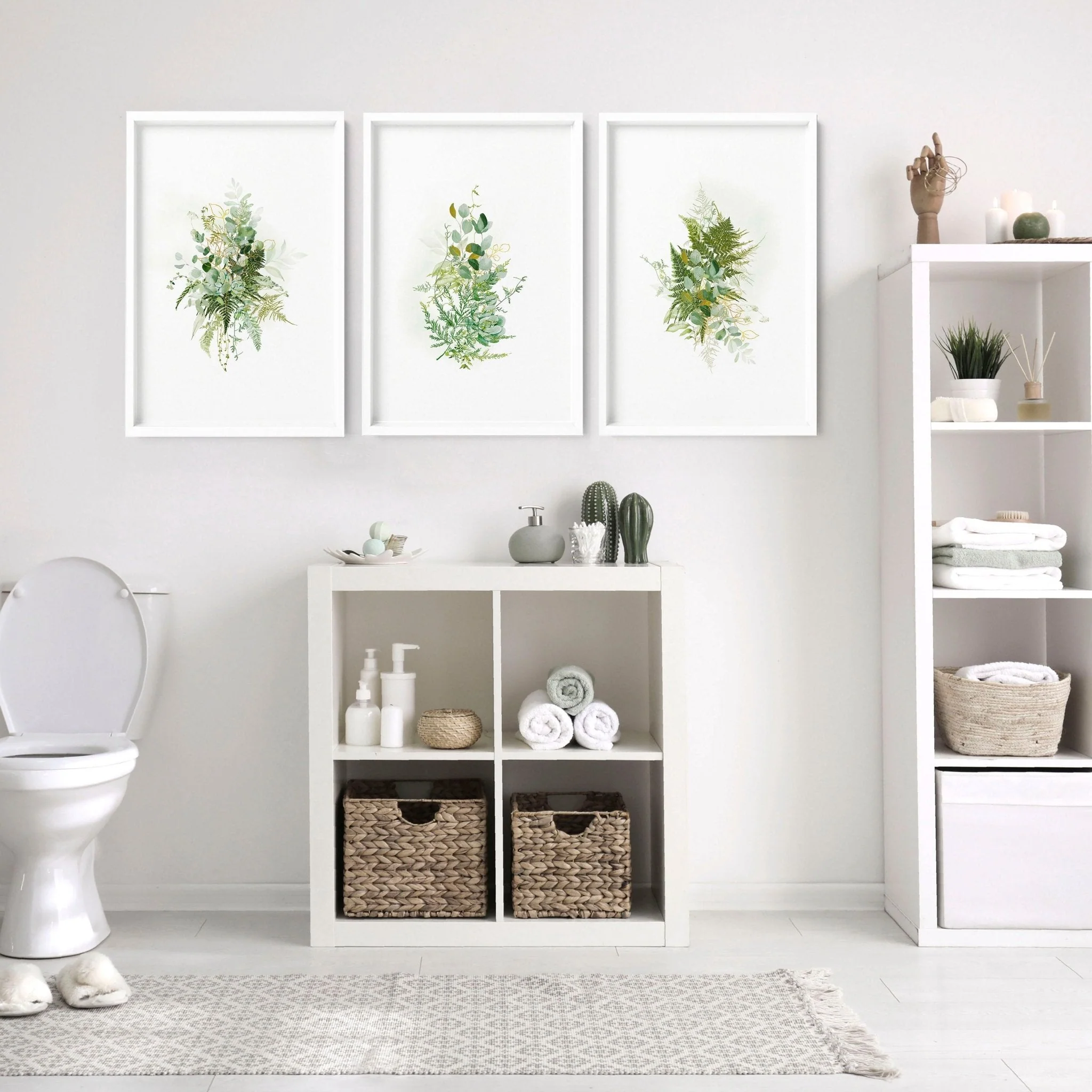 Wall art for a bathroom | Set of 3 art prints - Image 8