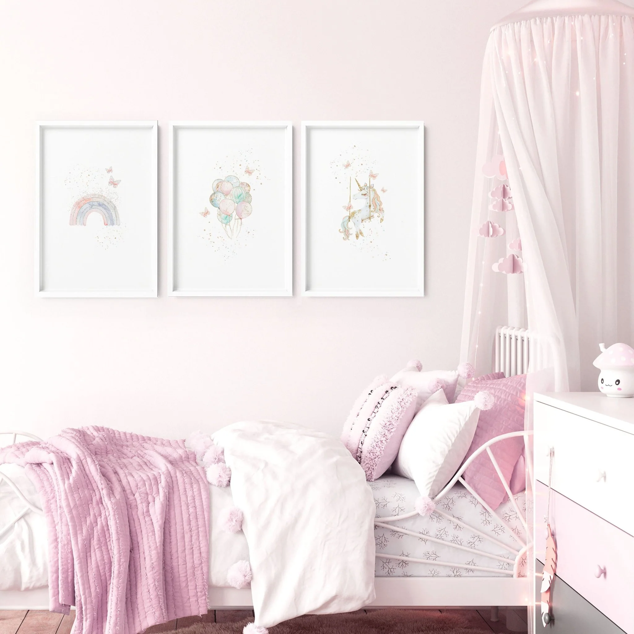 Wall Art For A Nursery | Set of 3 wall art prints - Image 5