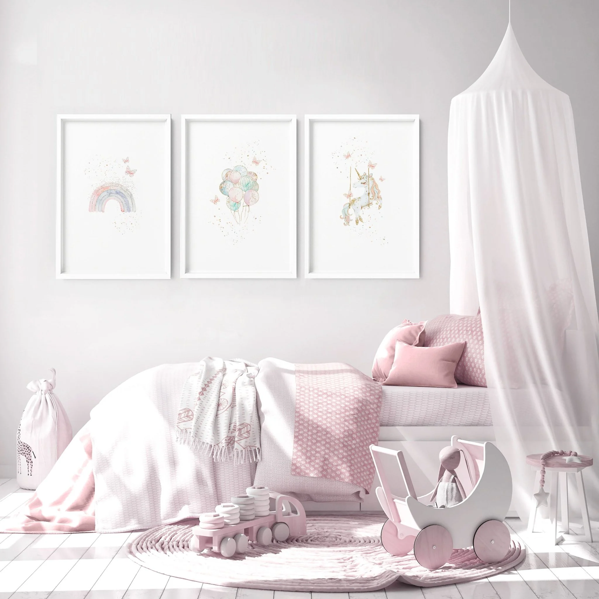 Wall Art For A Nursery | Set of 3 wall art prints - Image 6