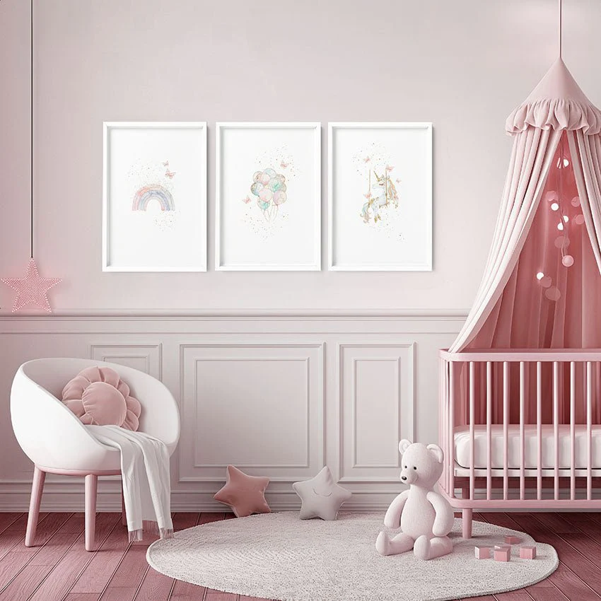 Wall Art For A Nursery | Set of 3 wall art prints - Image 7