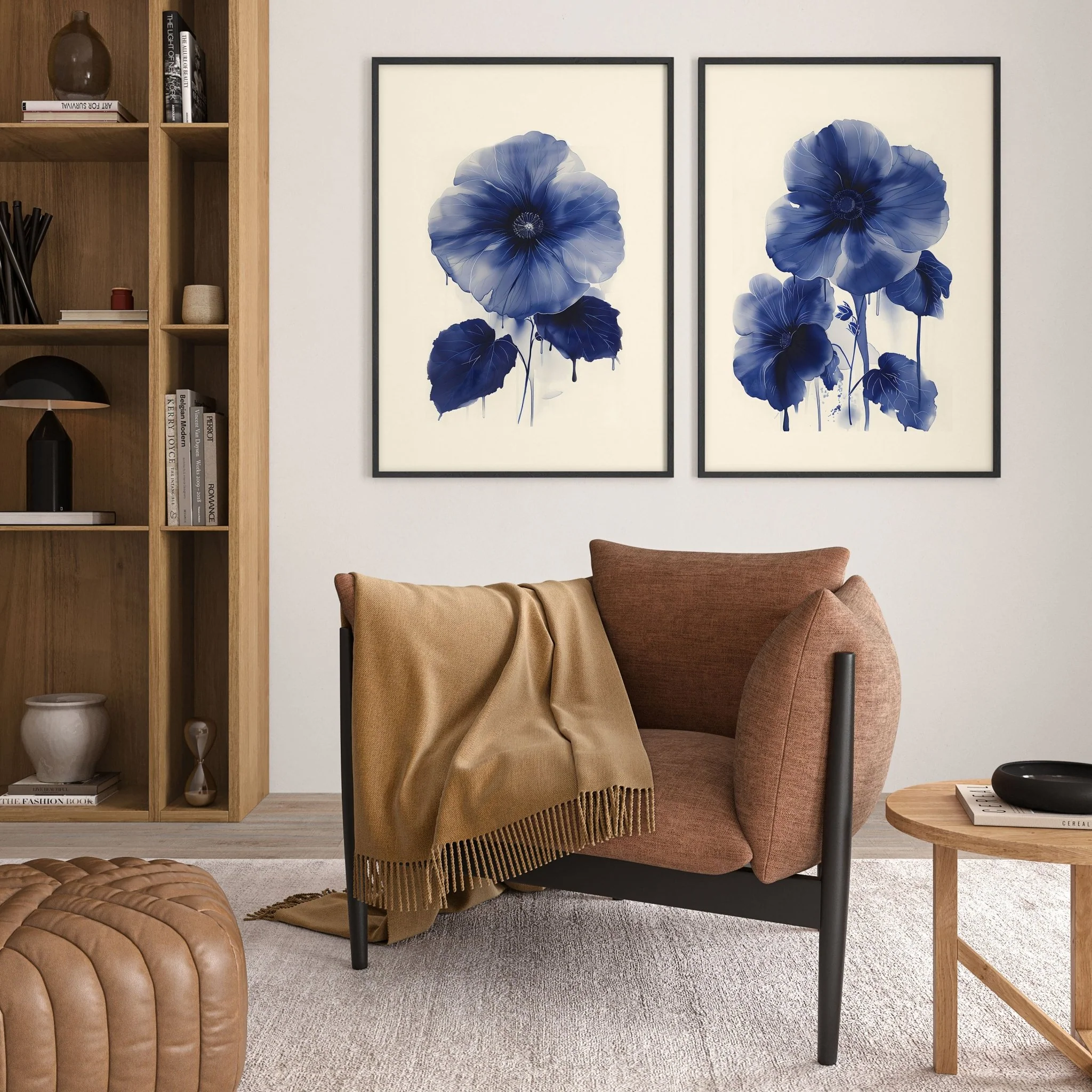 Wall Art For Hallways | Set of 2 Botanical Wall art Prints - Image 3