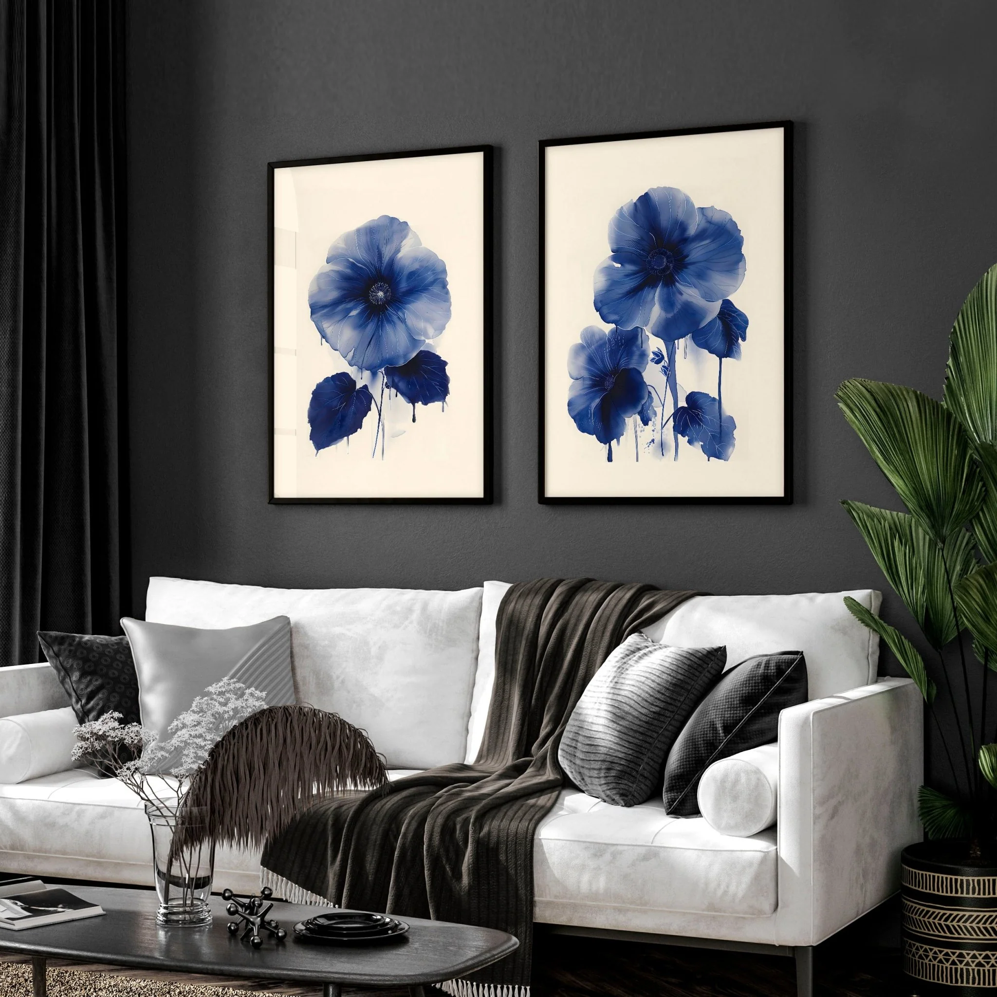 Wall Art For Hallways | Set of 2 Botanical Wall art Prints - Image 4