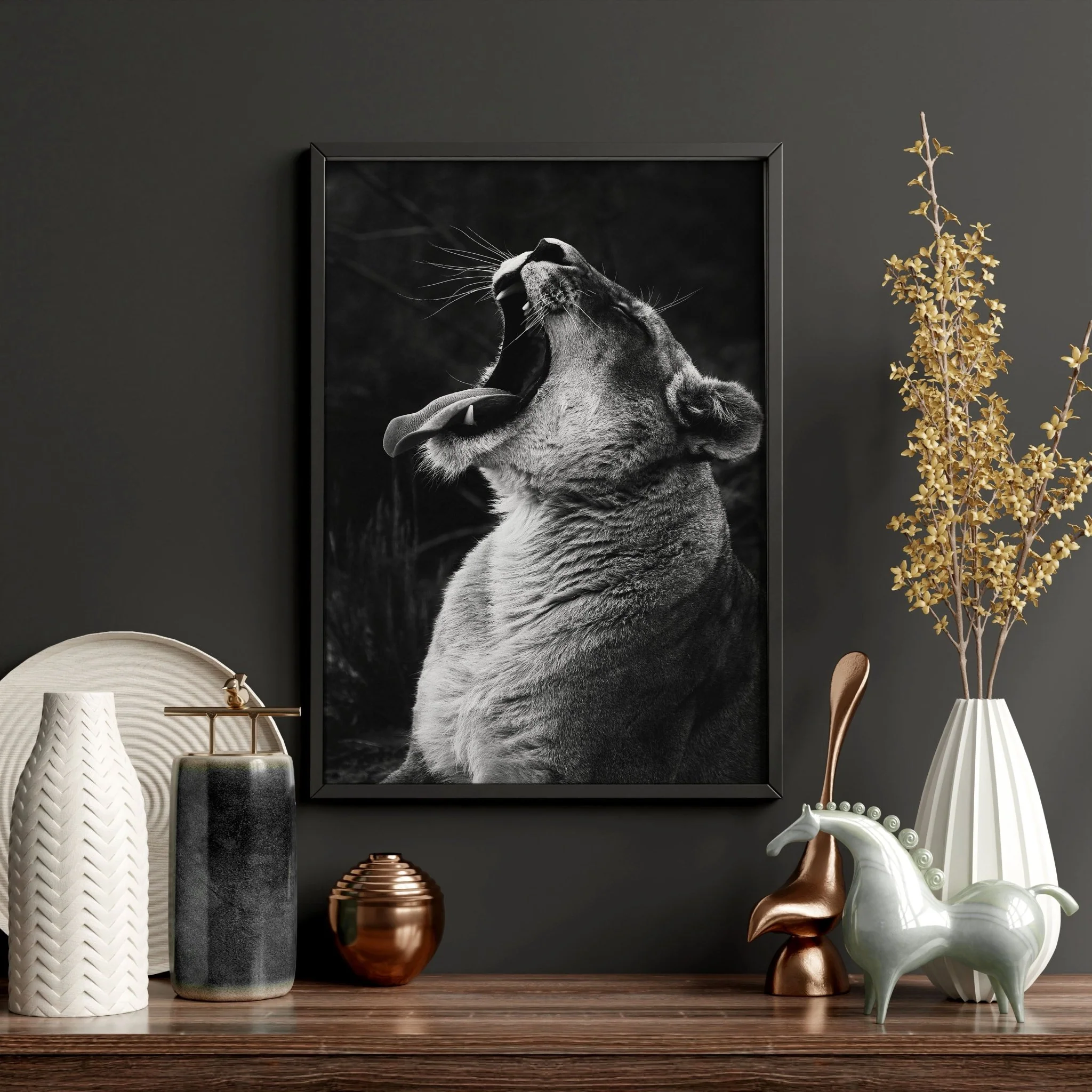 Wall Art For Living Room Canvas | Set of 3 African Wildlife Wall art Prints - Image 12